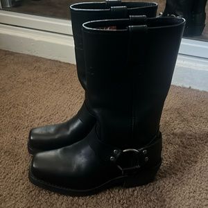Black Harley Davidson Rider Boots